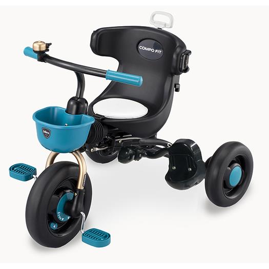 アイデス】子ども用三輪車 コンポフィット2 ターコイズブルー03107