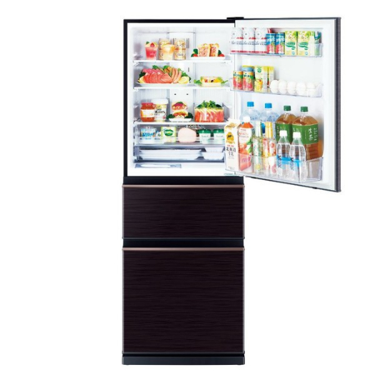 三菱電機】MR-CX33G-BR 冷蔵庫 （330L・右開き） 3ドア CXシリーズ