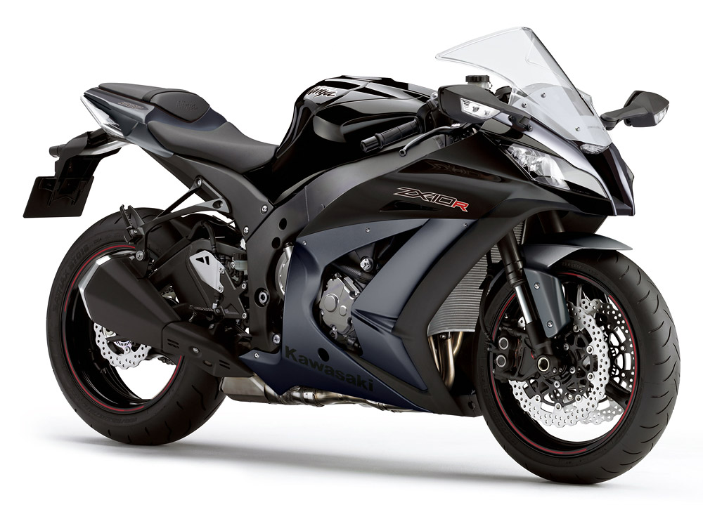 Ninja ZX-10R/ABS］2012年モデルはカラーリングのパターンを変更