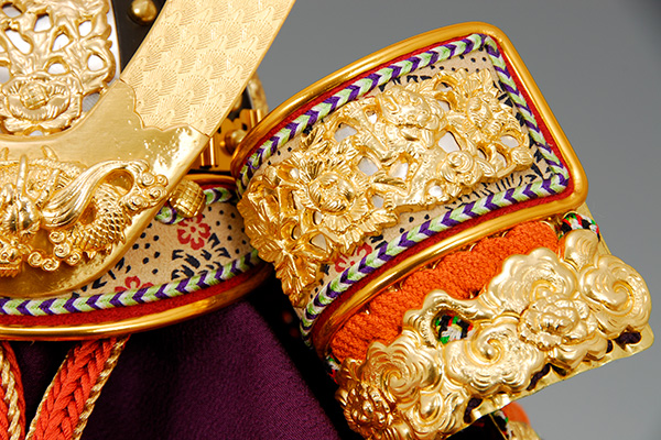 五月人形 K-403 京兜平飾り 12号 裾裏金具之兜【京甲冑】｜雛人形、五