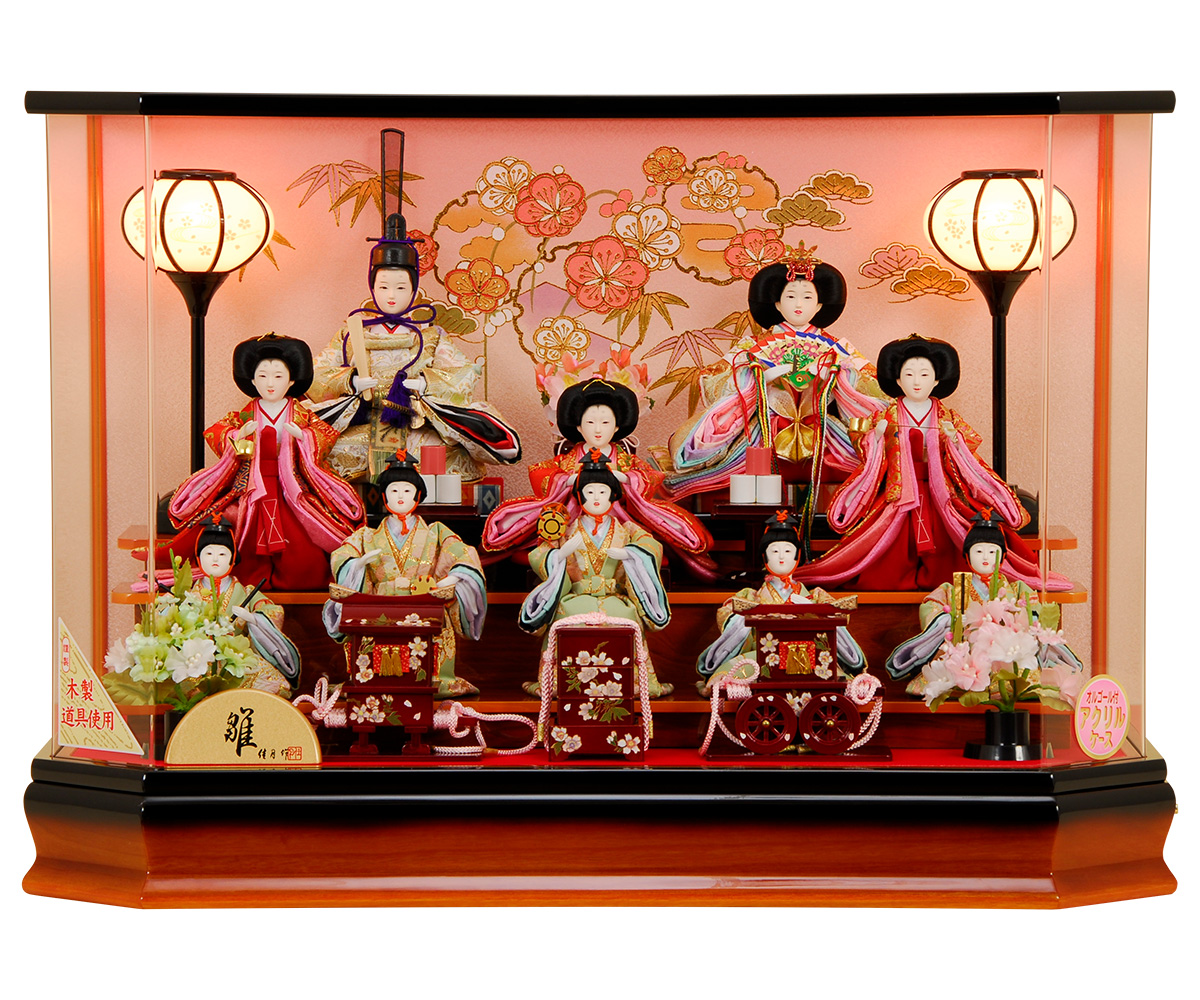 セール】K-118 親王ケース 雛人形｜雛人形、五月人形、羽子板、破魔矢