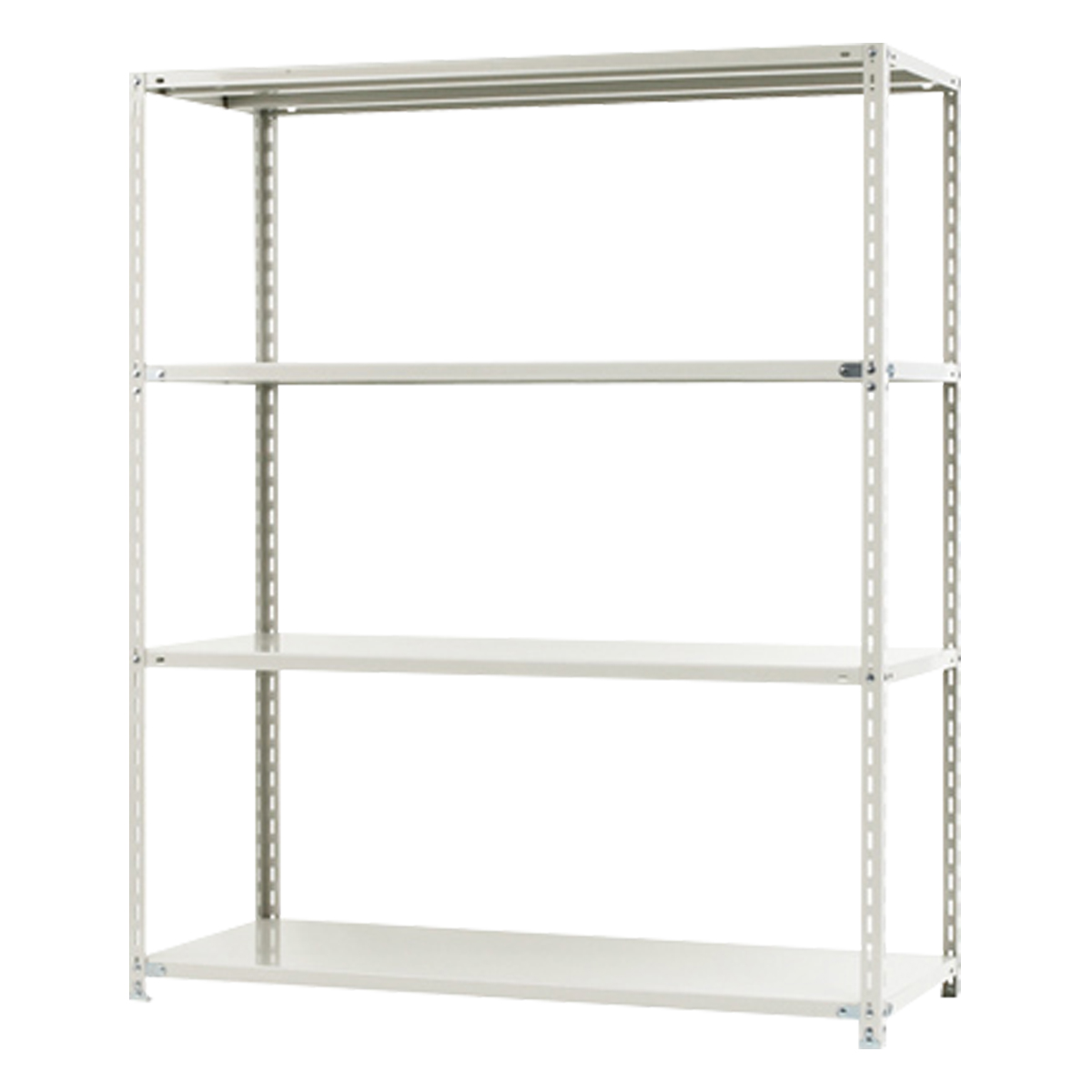 4段軽量スチールラック NCシリーズ 幅1800 奥行450 高さ1800 NC1800184