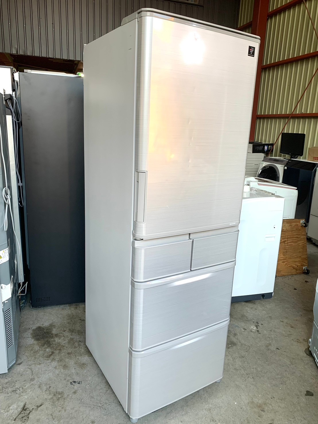 シャープ ノンフロン冷凍冷蔵庫 SJ-W412F-S 2020年製 412L - 家電買取