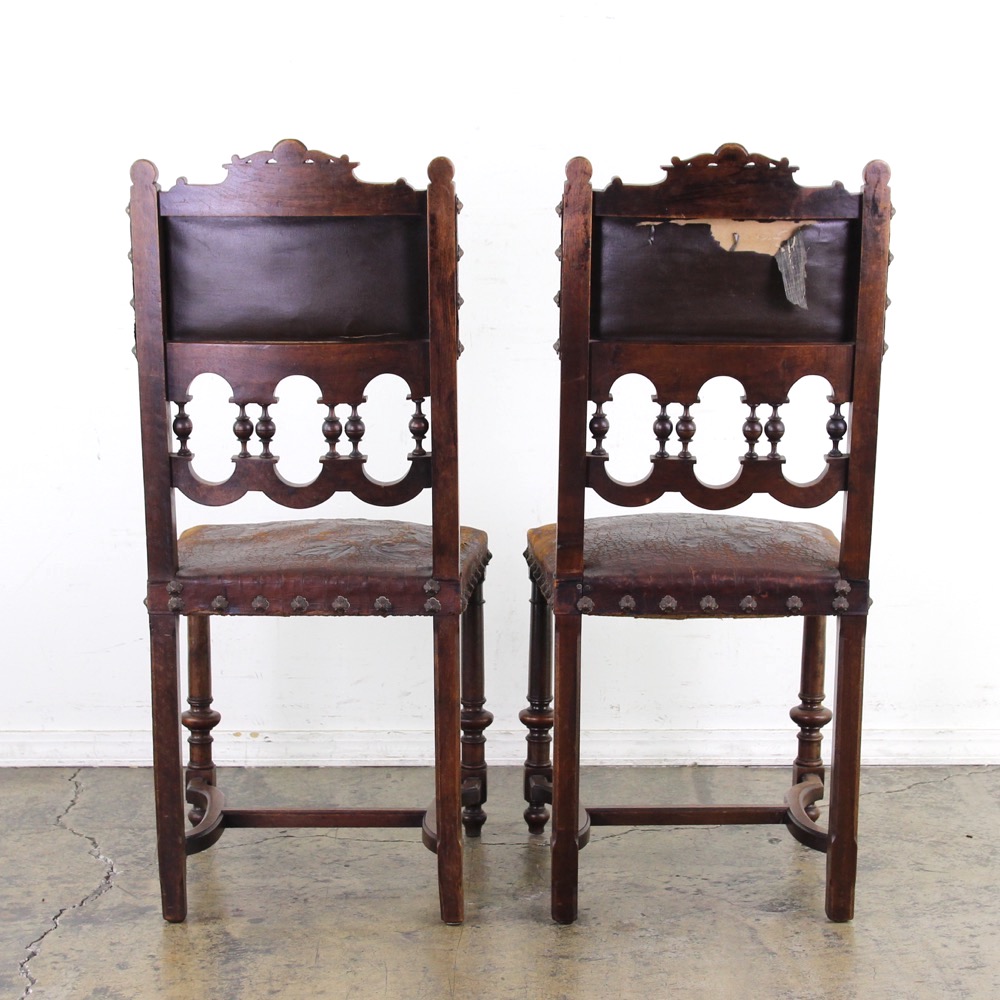 フランス アンティーク 19世紀 ウォルナット ダイニングチェア | キヤ