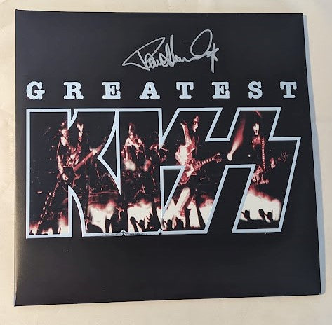 KISSOnline PAUL STANLEY signed GREATEST KISS LP KOL EX PICTURE