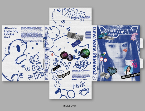 NEWJEANS - 1st EP Album BLUEBOOK VERSION (6 VERSIONS). – K-Towns