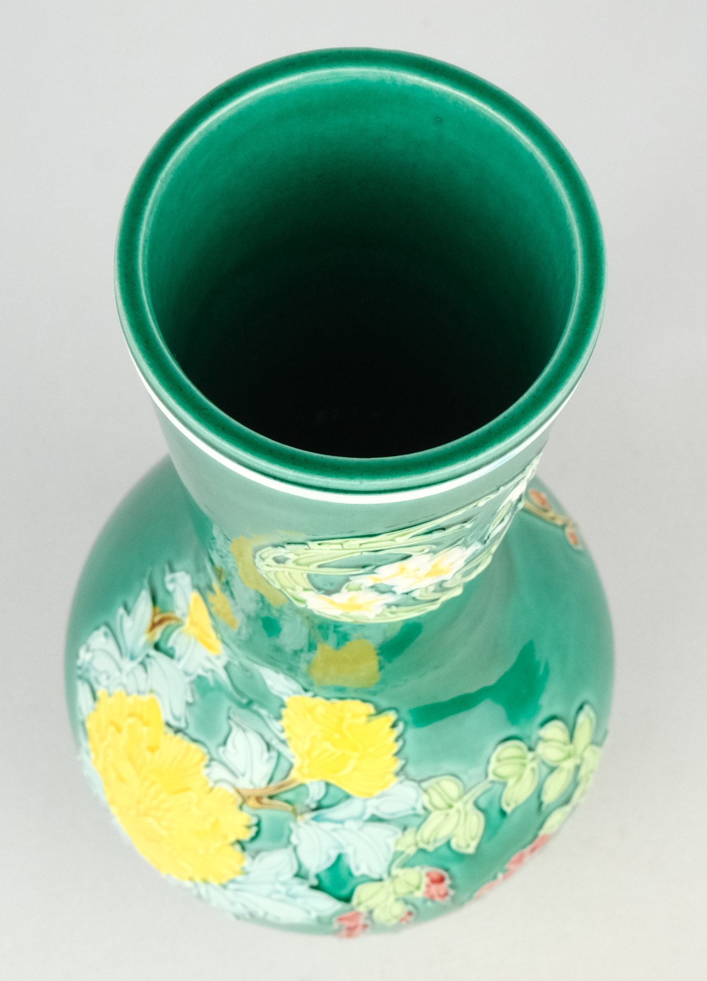 栗山園オンライン通販部 / 【出物】 青交趾花丸紋皆具 翠嵐窯