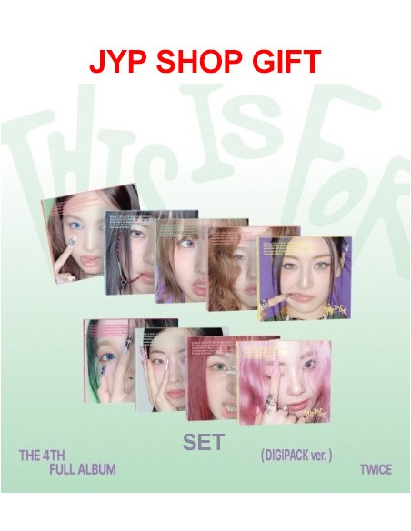 DIGIPACK][SET] TWICE 4th Album - THIS IS FOR (SET Ver.) 9CD