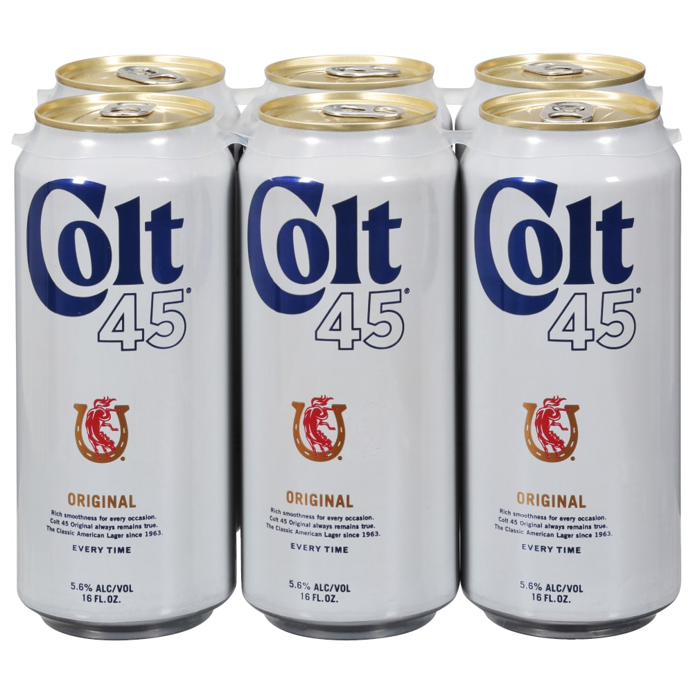 Colt 45 Malt Liquor, 6 pk / 16 fl oz - King Soopers