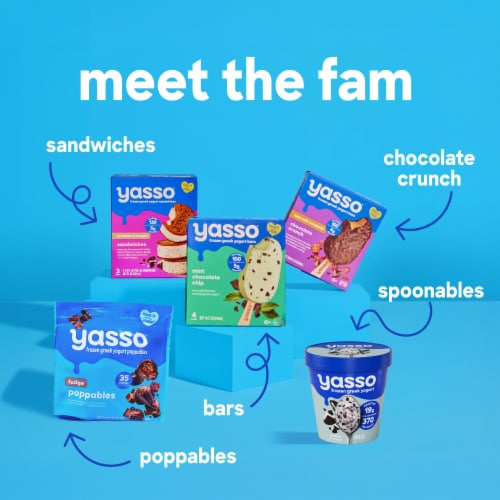 Yasso Frozen Greek Yogurt Bars Creamy Pineapple Coconut, 4 ct