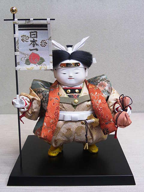 五月人形 九号 御所 桃太郎 木箱付