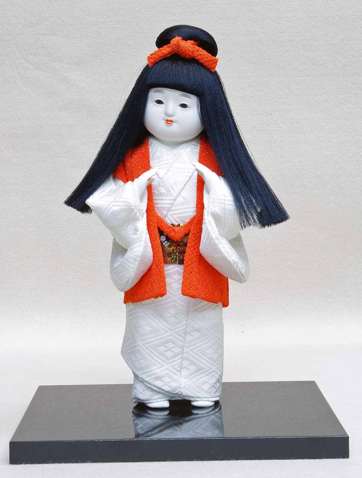 京人形 四寸 童女 でんち