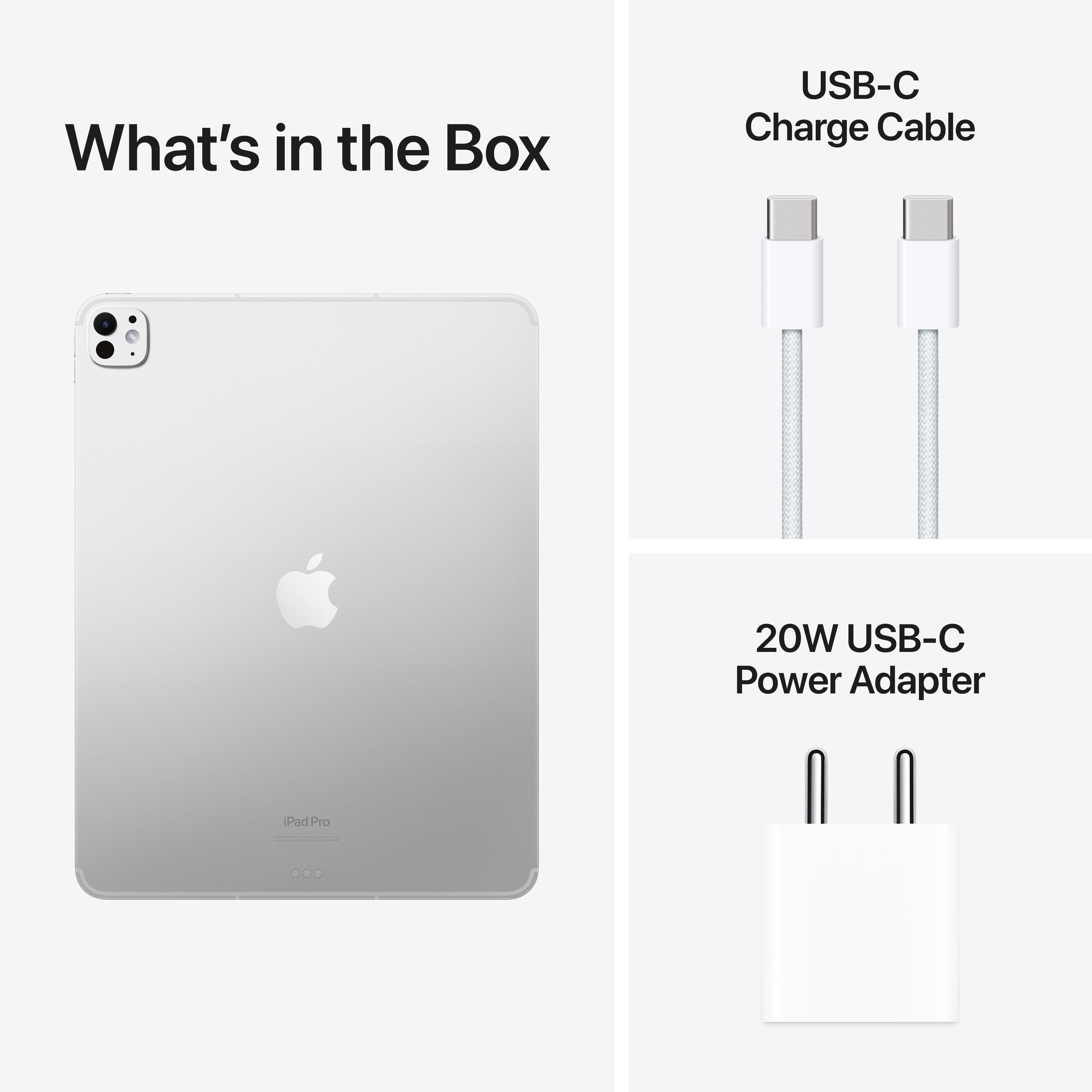 13-inch iPad Pro Wi-Fi + Cellular 256GB Standard Glass - Silver