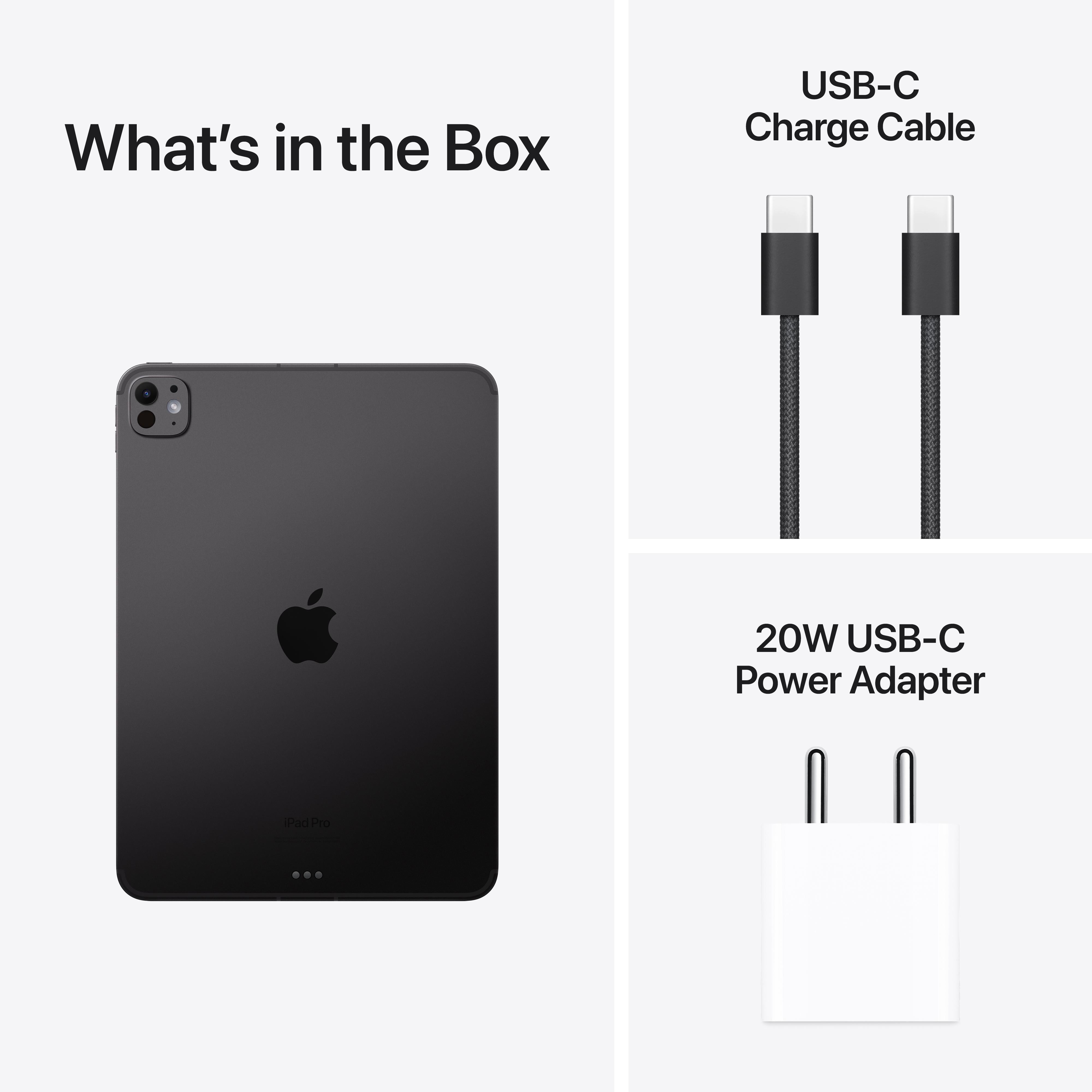 11-inch iPad Pro Wi-Fi + Cellular 512GB Standard Glass - Space