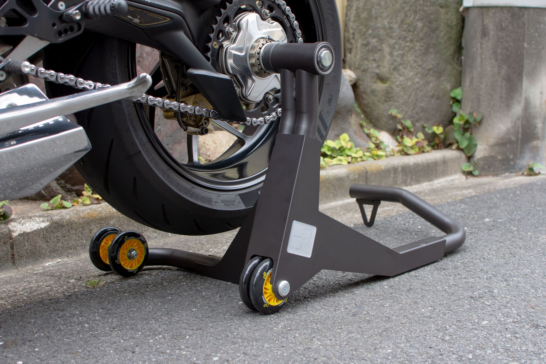 LighTech - スチール製 リアスタンド 片持ちスイングアーム用