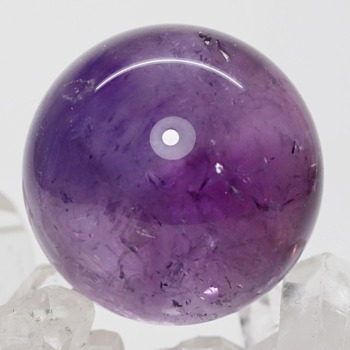 高品質]ガーデンクォーツ丸玉/ガーデン水晶スフィア（直径27.5mm