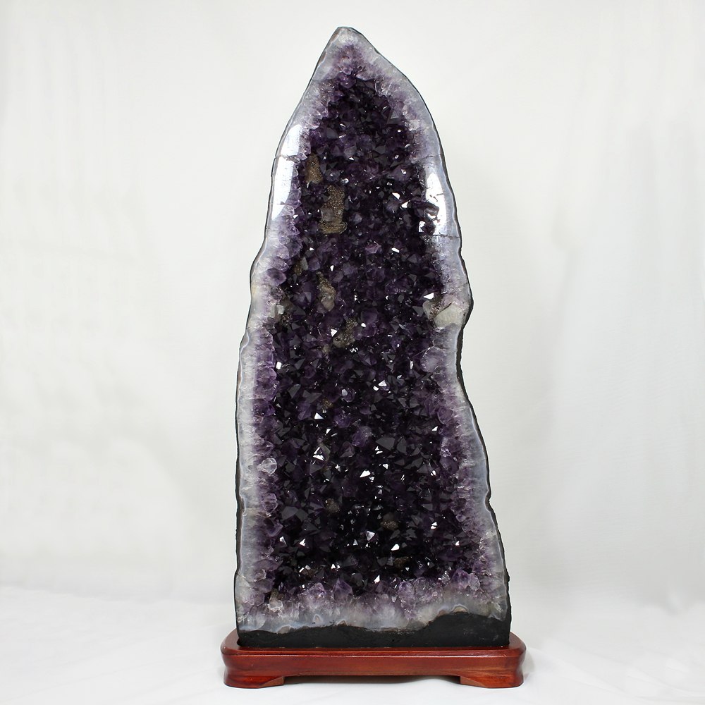 最高品質]ブラジル産アメジストドーム（専用台座付き・ゲーサイト有り