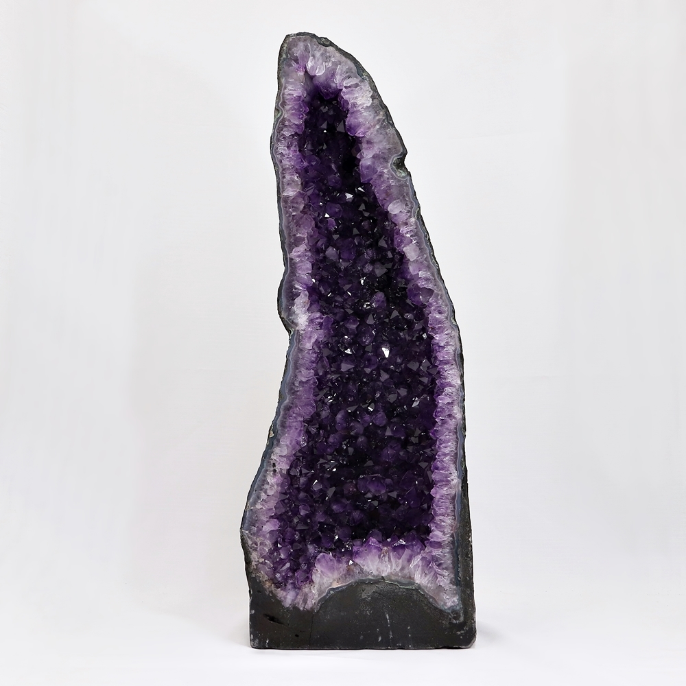 トップクォリティ]ブラジル産アメジストドーム（全長60cm） - 埼玉県