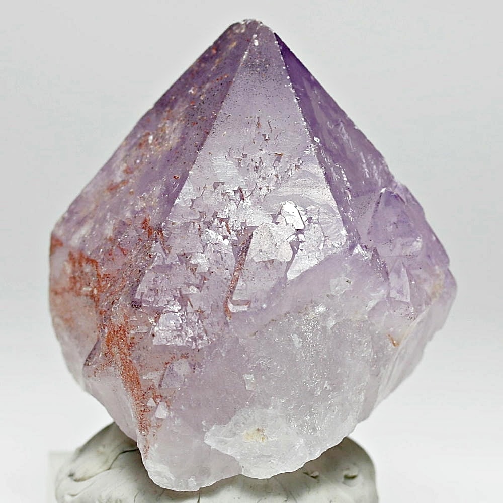 レア石！インド/カルール産]ラベンダーアメジストトライゴーニック