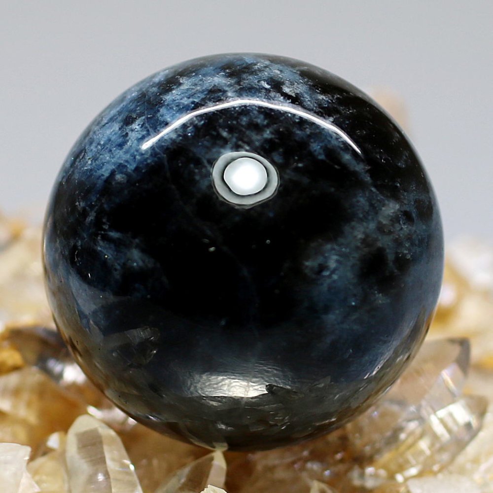 ブラックスターアクアマリン丸玉/スフィア（直径27.3mm） - 埼玉県吉川