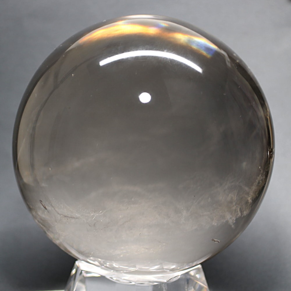 特選品]ガネッシュヒマール産ヒマラヤ水晶丸玉/超大玉スフィア（約