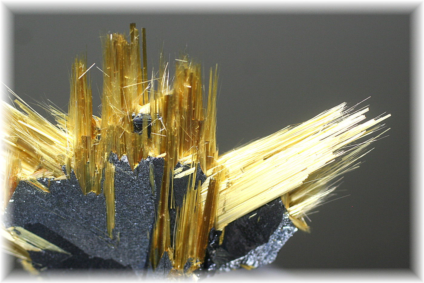 ブラジル産]ゴールドルチル針状結晶原石 - 埼玉県吉川市の天然石専門店