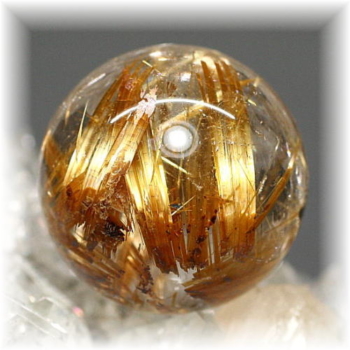 高品質]ゴールドルチルクォーツ丸玉/スフィア - 埼玉県吉川市の天然石