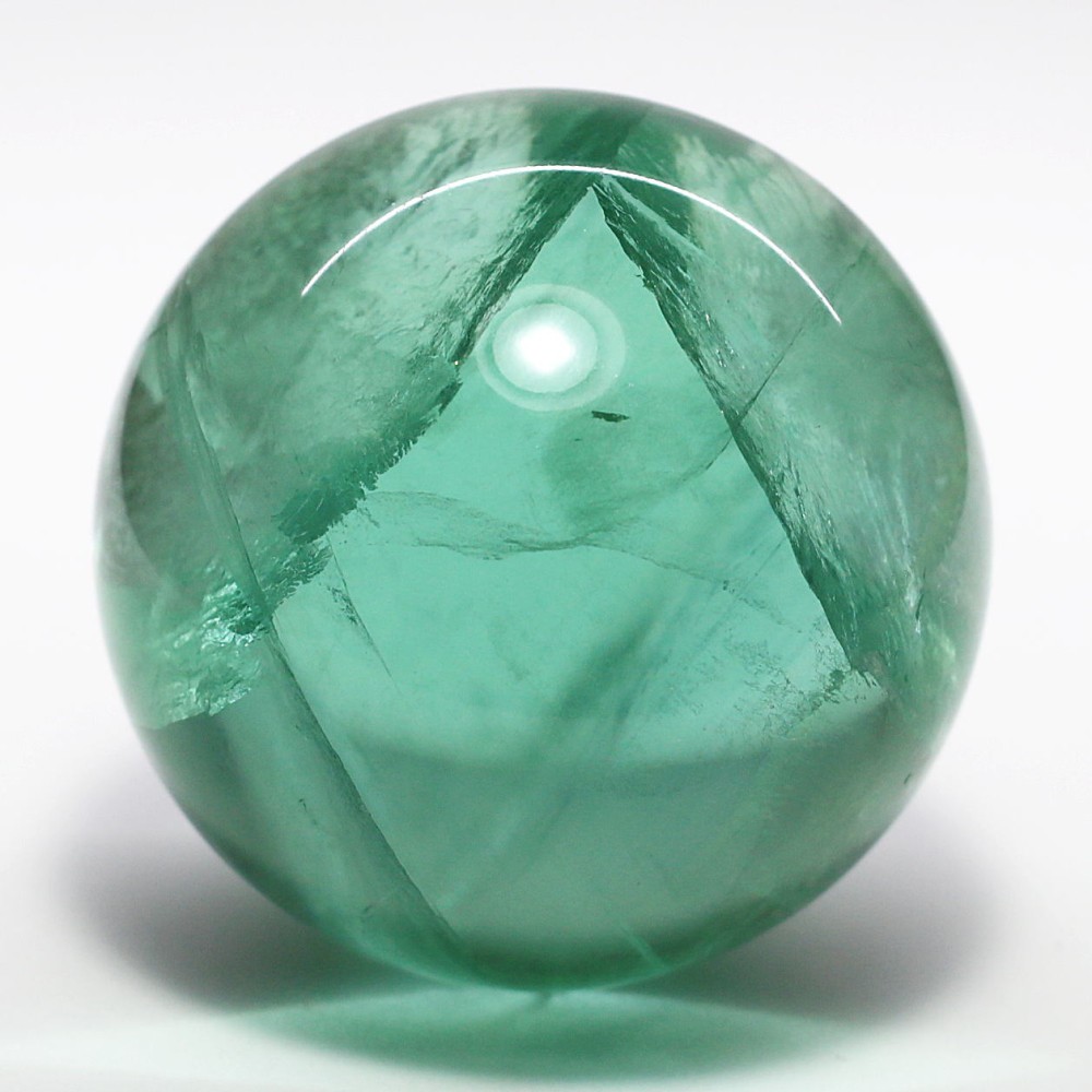 フローライト丸玉/スフィア（40.9mm・レインボー入り） - 埼玉県吉川市