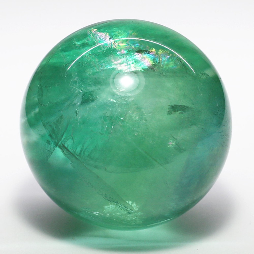 フローライト丸玉/スフィア（40.9mm・レインボー入り） - 埼玉県吉川市