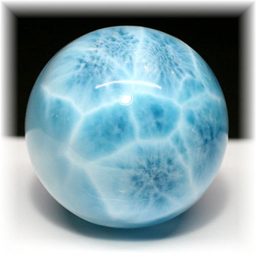 高品質・ドミニカ産]ラリマー丸玉/スフィア - 埼玉県吉川市の天然石