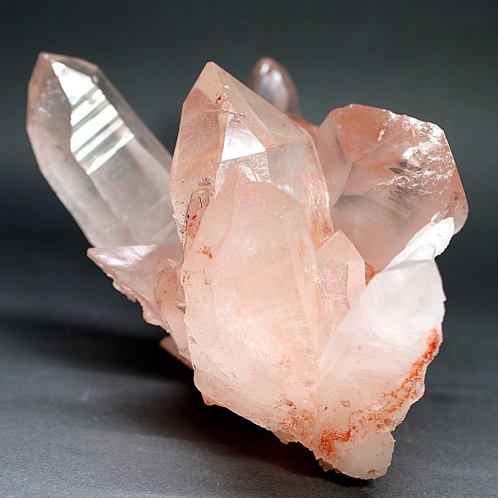 特別価格/インド/マニカラン産]ヒマラヤ水晶クラスター/原石（ピンク