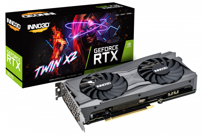 INNO3D GEFORCE RTX™ 3070 TWIN X2 OC LHR | INNO3D - GRAPHICS CARDS