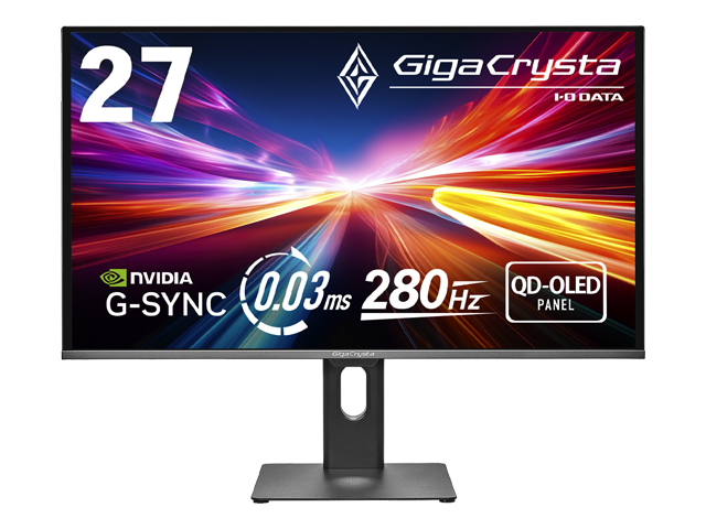 LCD-GDQ271UEL | 有機EL（QD-OLED）採用 280Hz＆WQHD対応27型