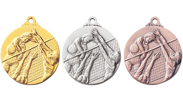 バレーボールメダル（女子バレー） [as-rsm-7115]｜トロフィー・メダル