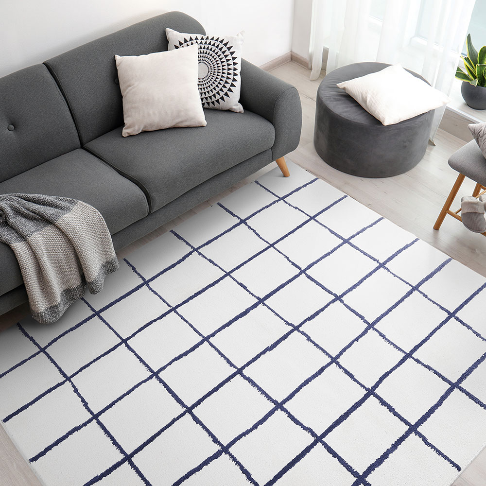 涼感ラグ「クリアフロー」スクエアブルー（45）SBL 全3サイズ | 【公式