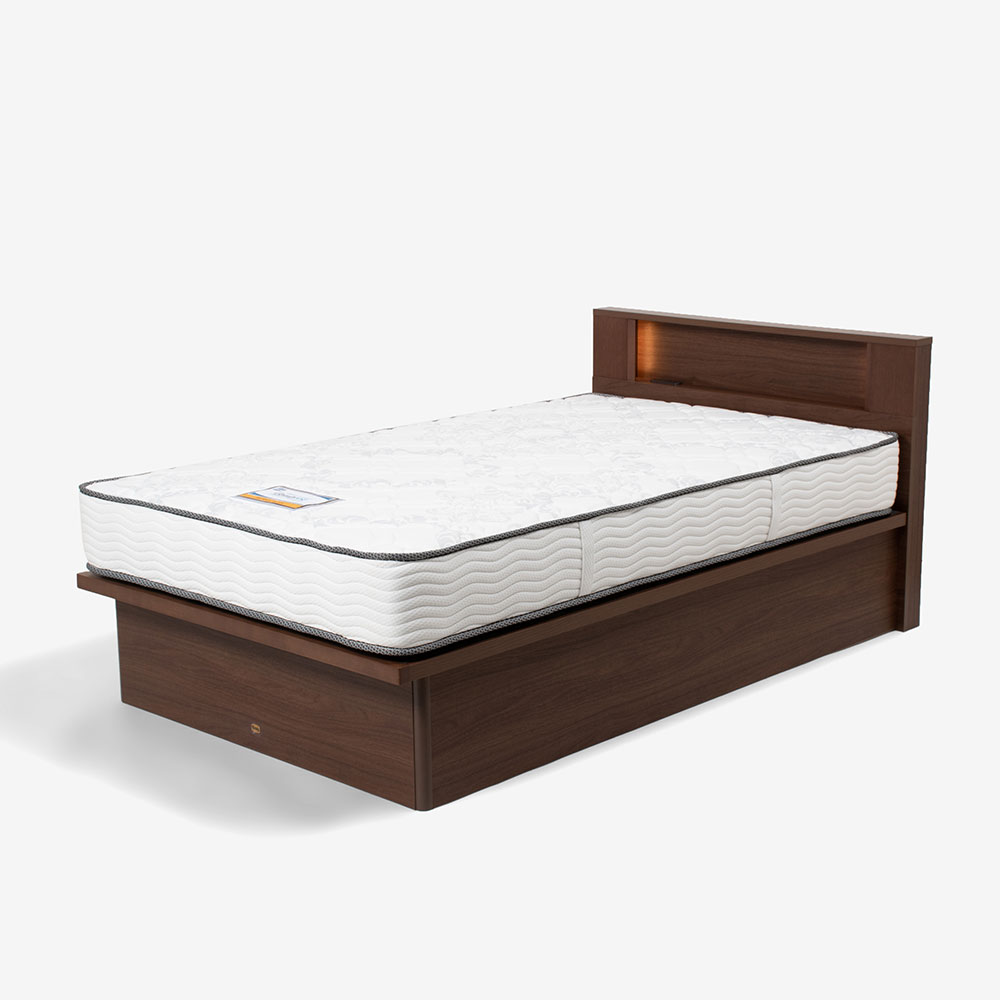 SIMMONS（シモンズ）ベッドフレーム「オラール スリムシェルフ」引出し