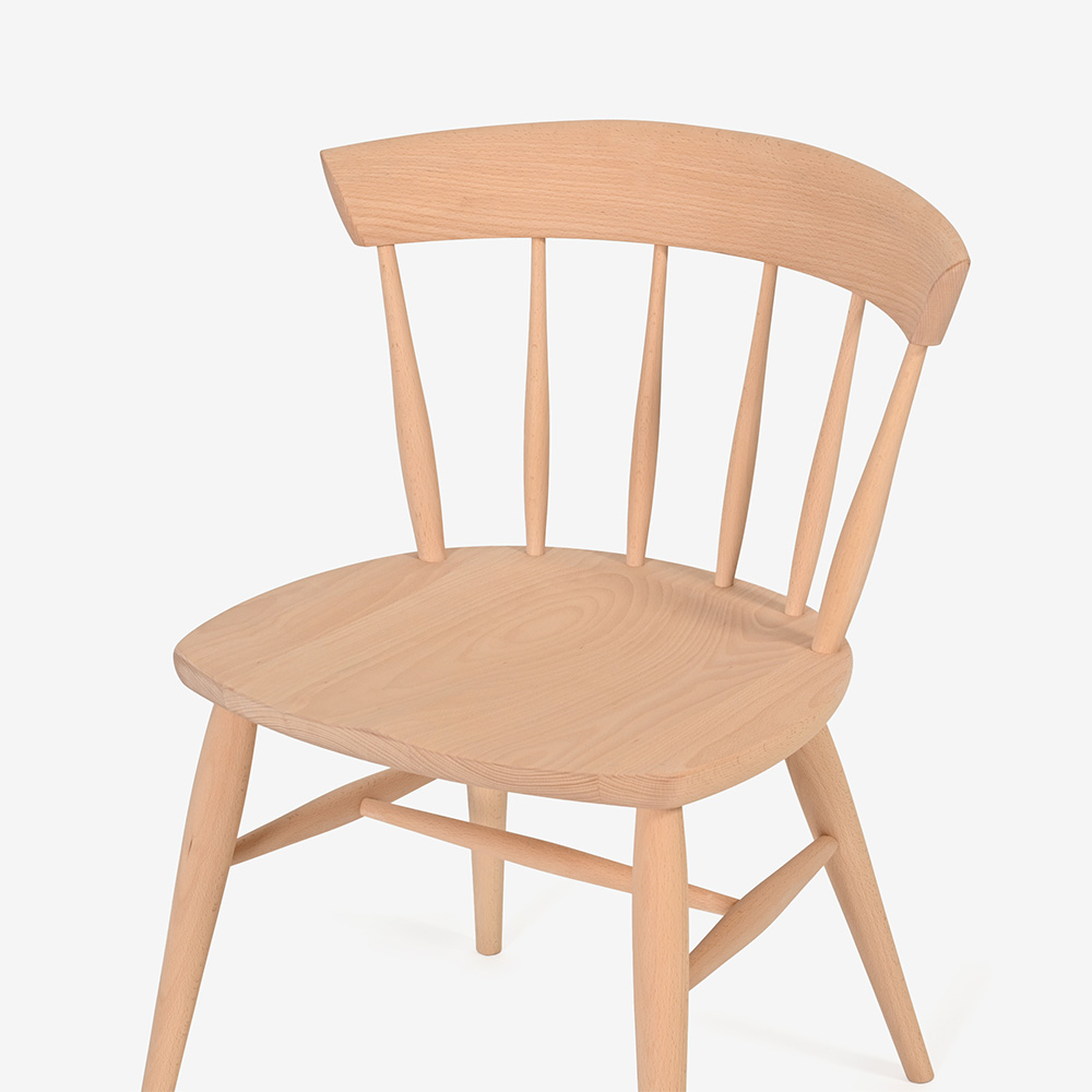 ダイニングチェア 「トリート SC6F」板座 ブナ材 NM色【受注生産品