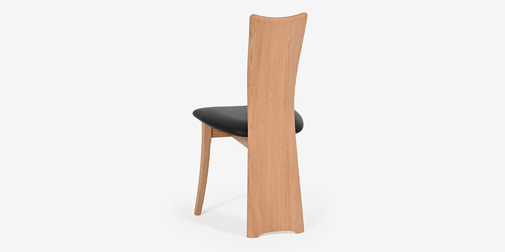 ダイニングチェア「フォルム2 OICL-201 WO」レッドオーク材WO色 合成