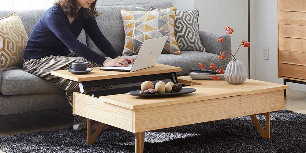 リビングテーブル「ネーベル」木脚 全4色 | 【公式】大塚家具