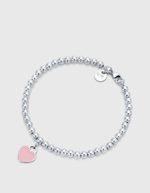 Tiffany & Co. Return To Tiffany スターリングシルバー Pink Heart