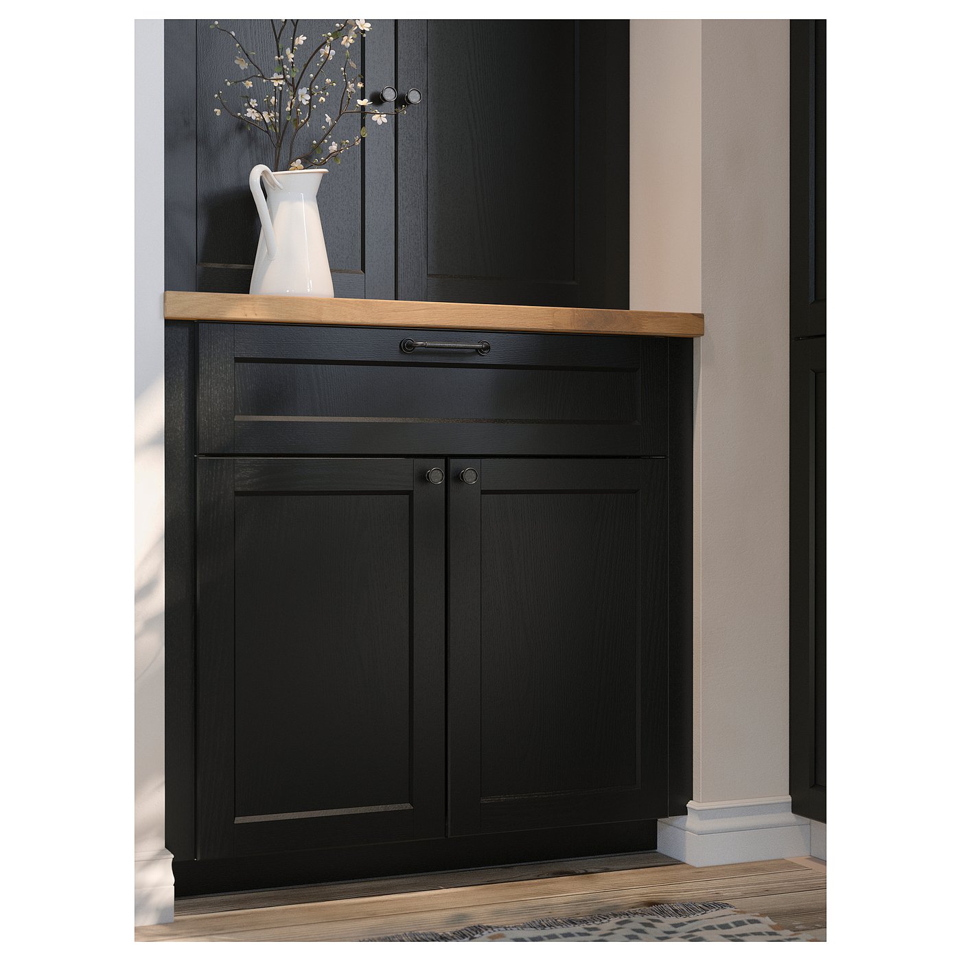 KARLBY カールビー ワークトップ, オーク, 突き板, 186x65x3.8 cm - IKEA