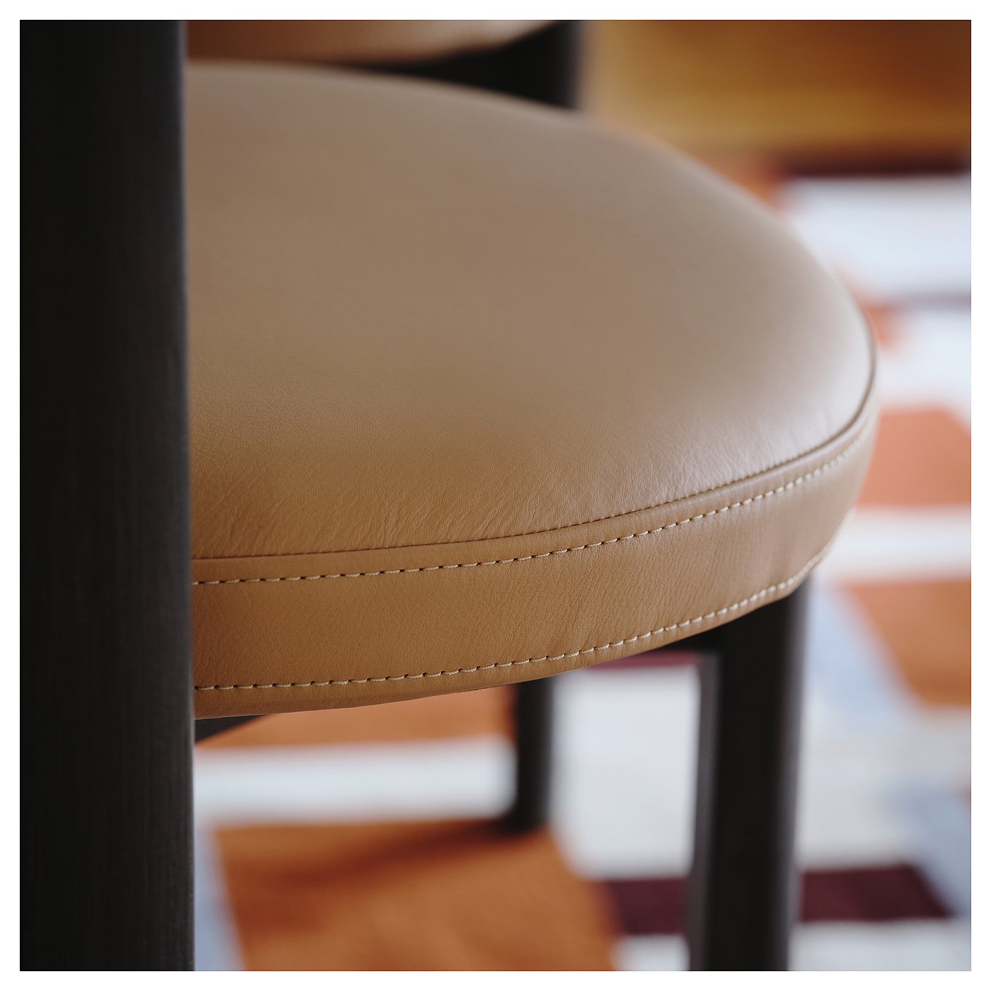 STOCKHOLM 2025 ストックホルム 2025 チェア, ダークブラウン/革 - IKEA