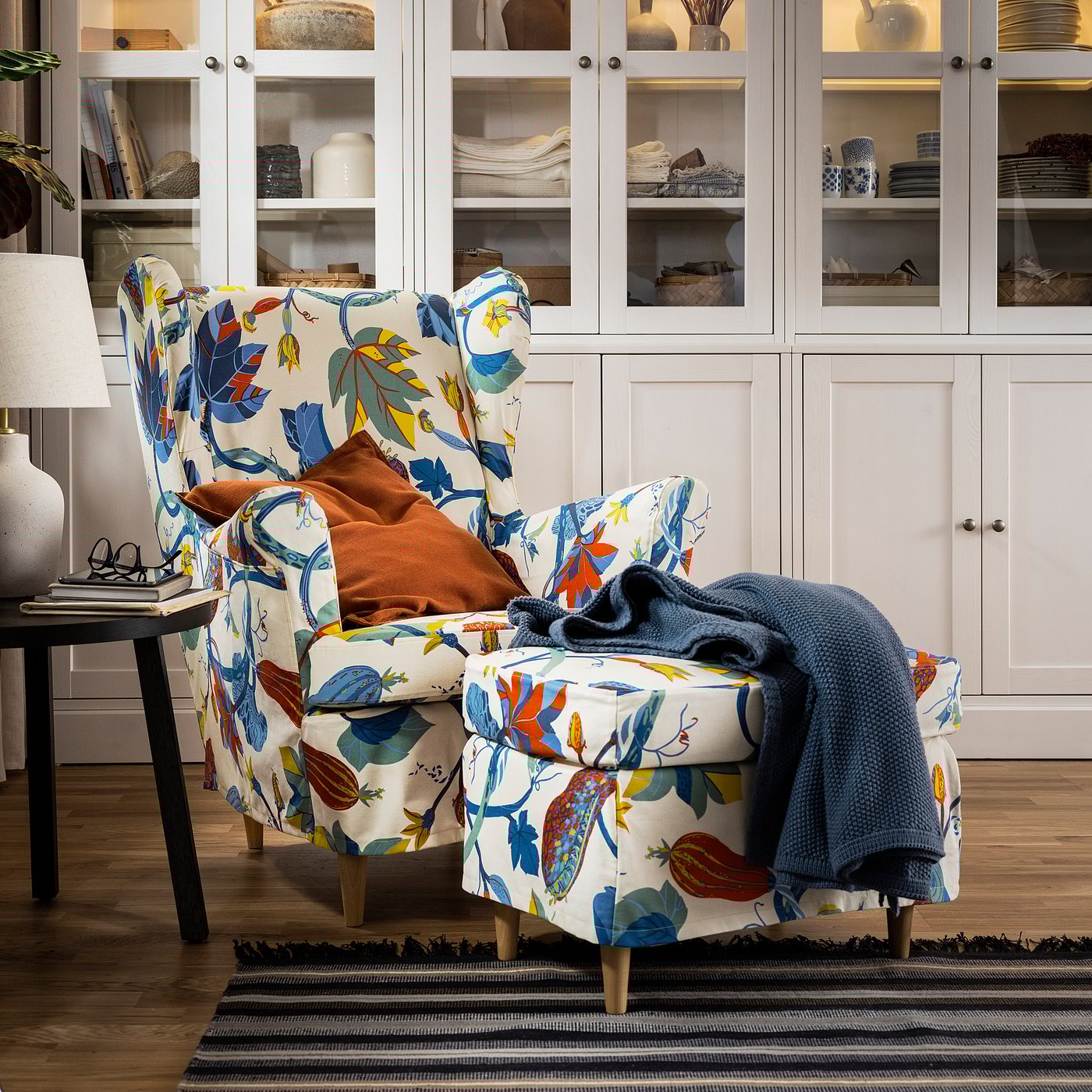 STRANDMON ストランドモン カバー アームチェア/オットマン用