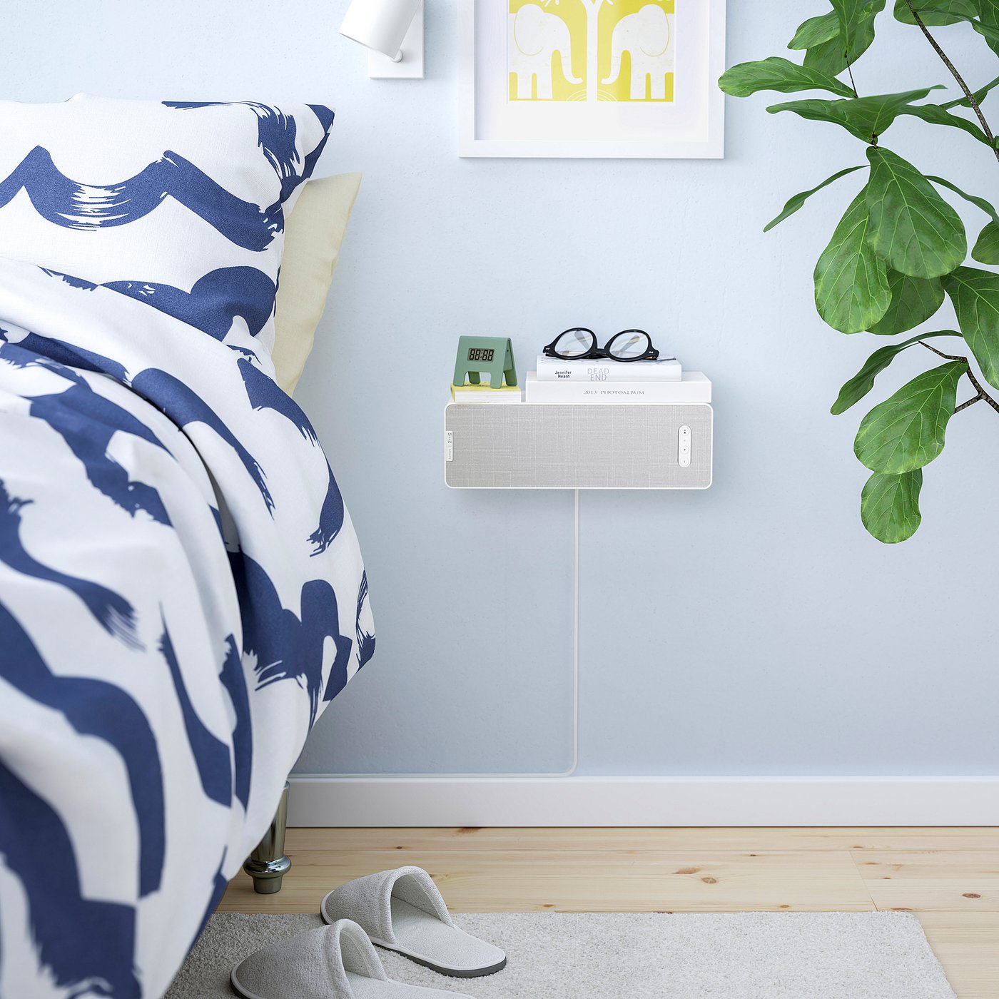 SYMFONISK シンフォニスク ブックシェルフ型WiFiスピーカー, ホワイト