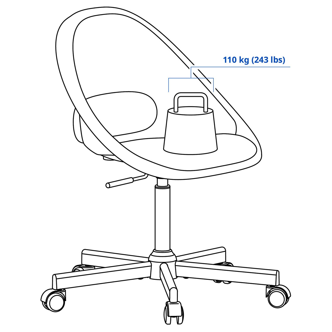 LOBERGET ローベルゲット / MALSKÄR マルシェール 回転チェア