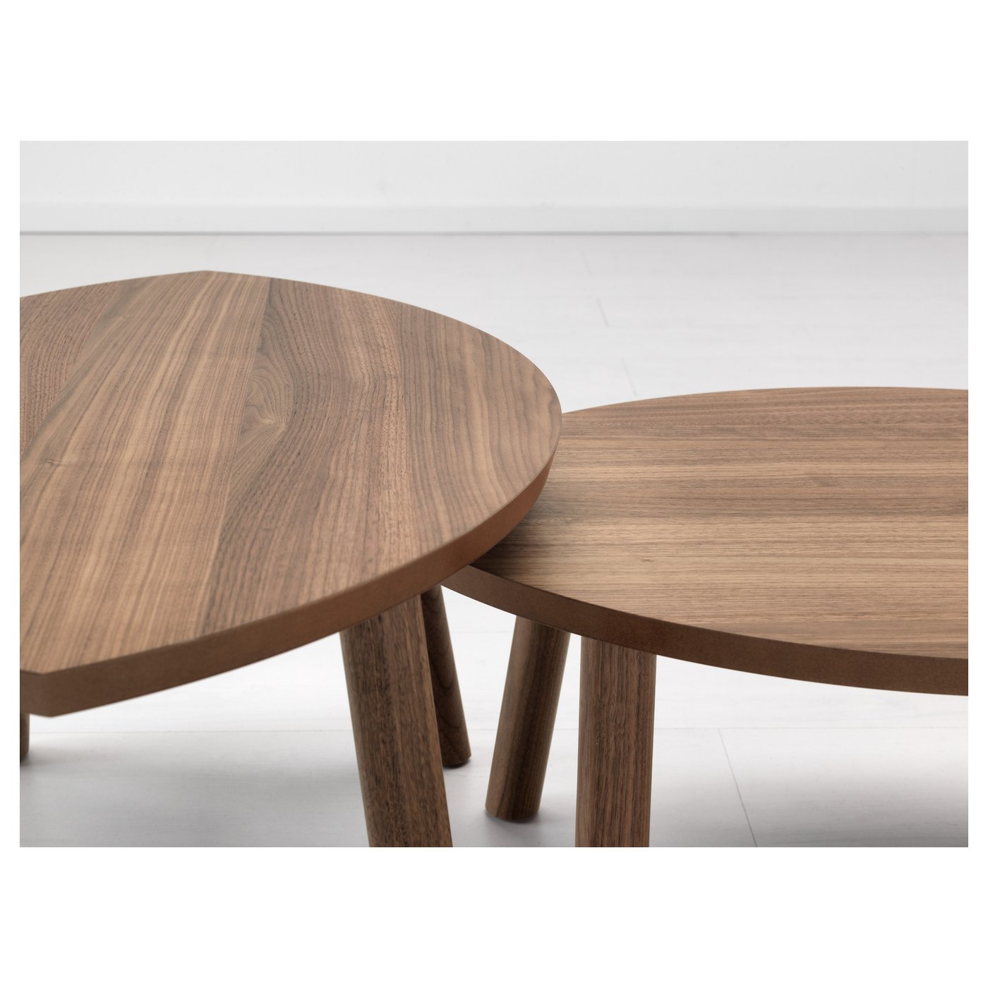 STOCKHOLM Nesting tables, set of 2, walnut veneer - IKEA