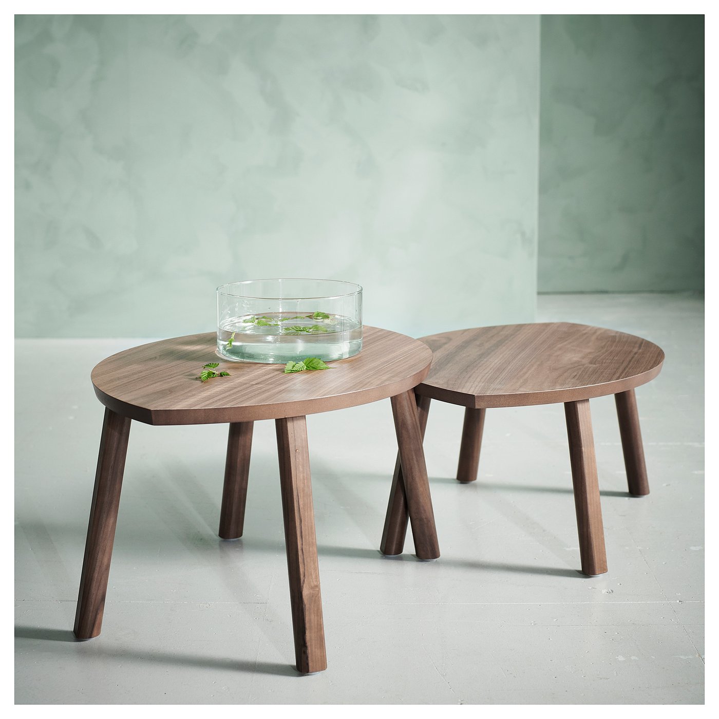 STOCKHOLM Nesting tables, set of 2, walnut veneer - IKEA