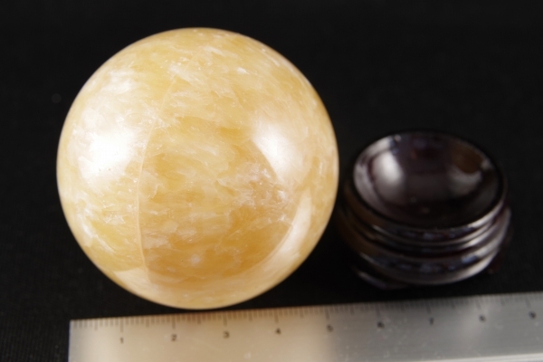 アラゴナイト丸玉 53mm 天然石販売 名取貴石 天然石・国産原石の