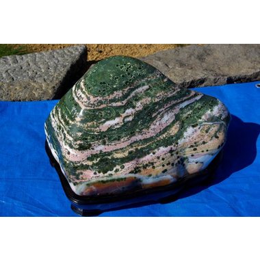 オーシャンジャスパー飾り石 28．6kg 天然石販売 名取貴石 天然石