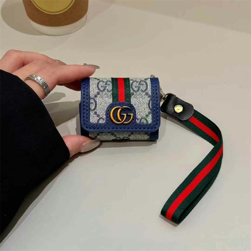 airpods3/4 ケース グッチ風 airpods pro ケース プリント ハイ